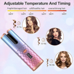 Cordless Automatic Hair Curler – Portable Rotating Curling Wand with Auto Shut-Off | Effortless Curls Anytime, Anywhere - Image 4