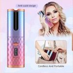 Cordless Automatic Hair Curler – Portable Rotating Curling Wand with Auto Shut-Off | Effortless Curls Anytime, Anywhere - Image 2